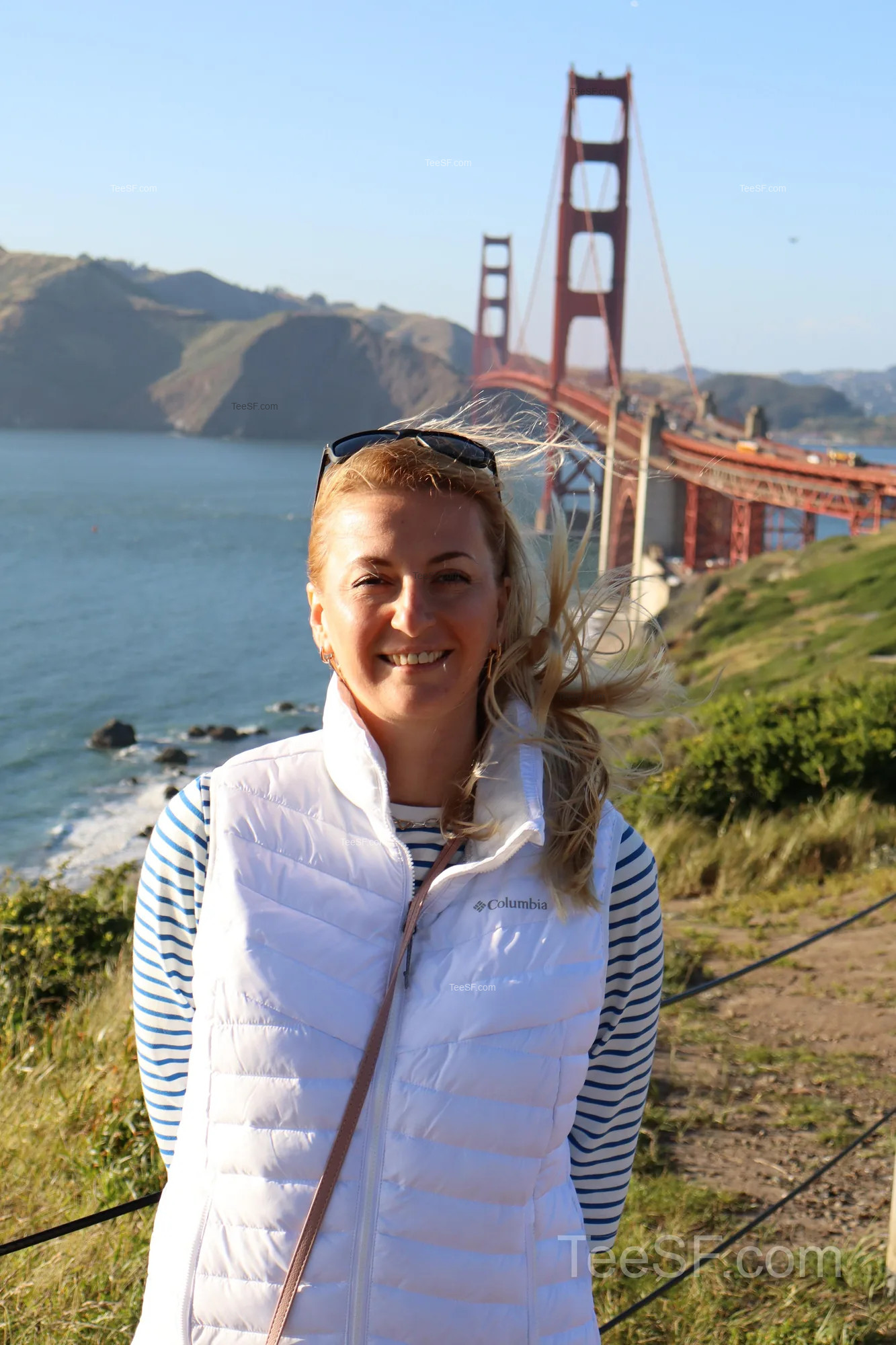 golden Gate Bridge Overlook Portrait during a Stripe Sessions 2026 visit in San Francisco.